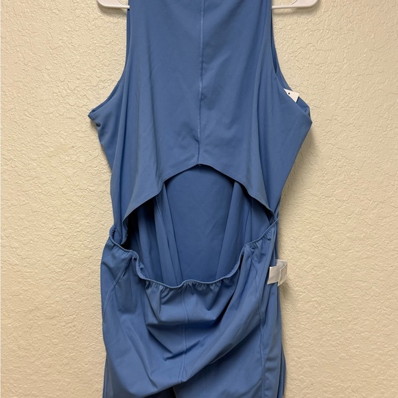 NWT SPANX Cornflower Blue Zip Front Racerback Dress Size 2X - Picture 8 of 12